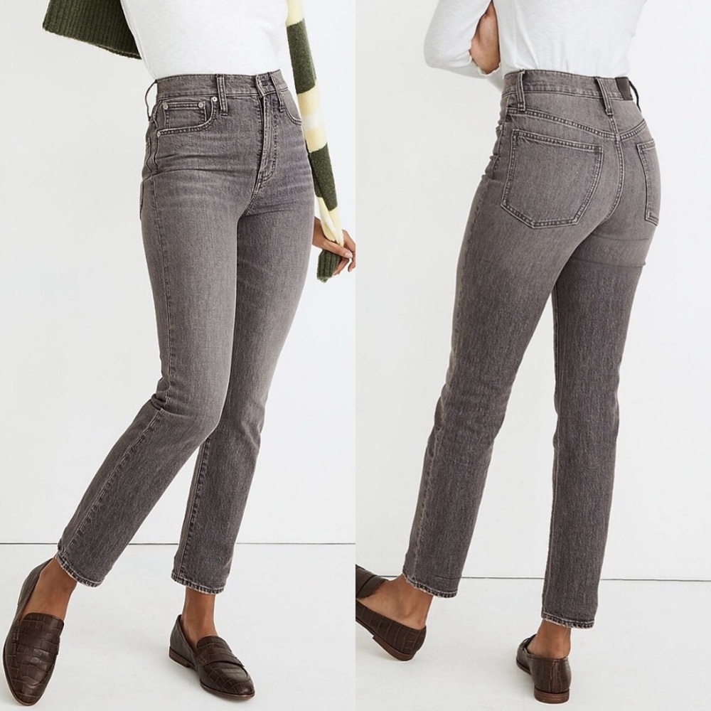 Madewell The Perfect Vintage Ankle Straight Jeans Dennison Wash